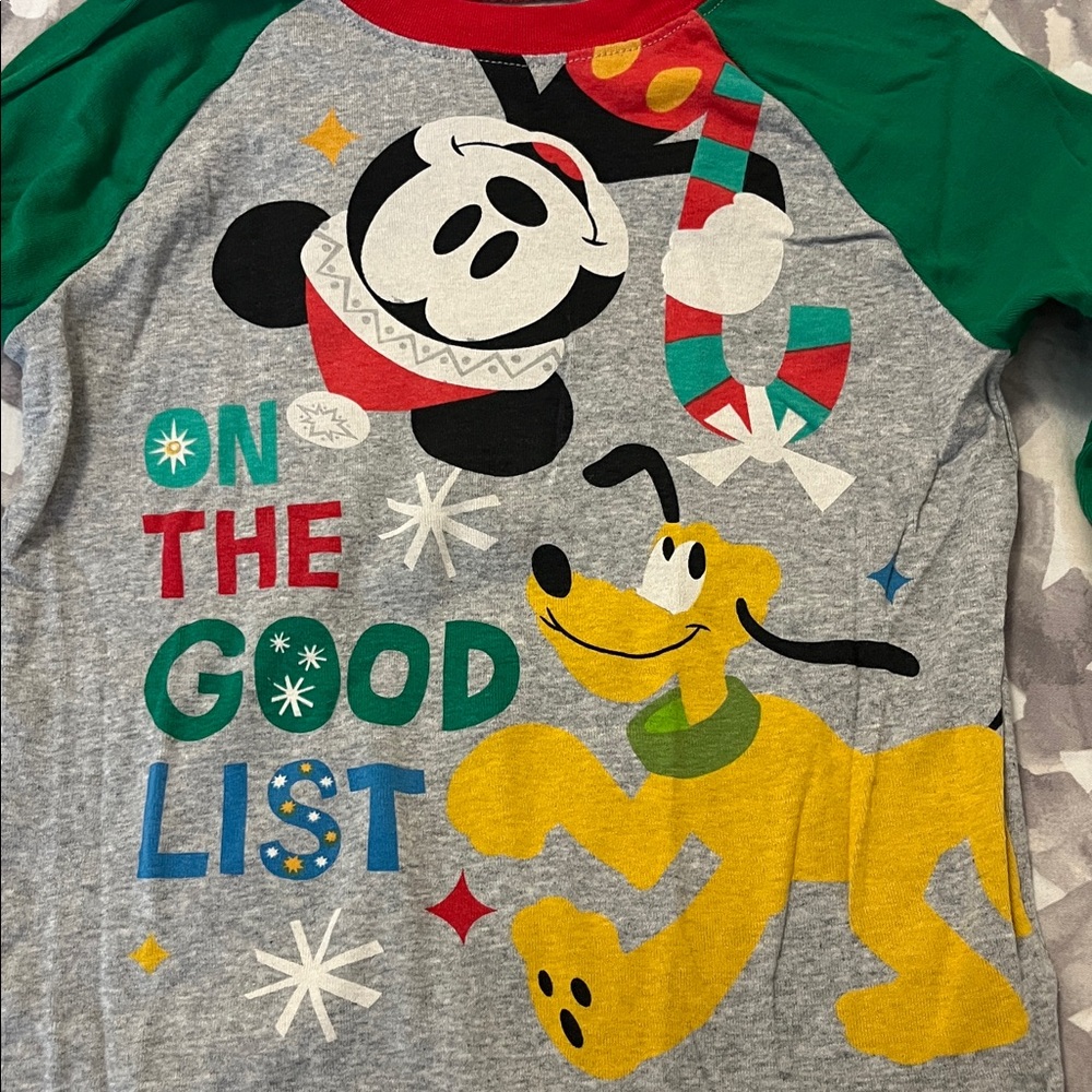 Disney Kids Christmas PJs size 10 - Picture 3 of 6